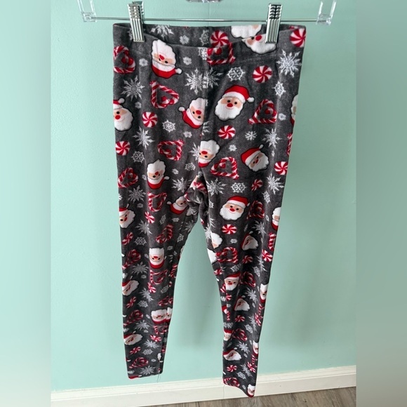 No Boundaries Pants - Christmas Santa No Boundaries Soft Leggings Woman M Poly/Spandex